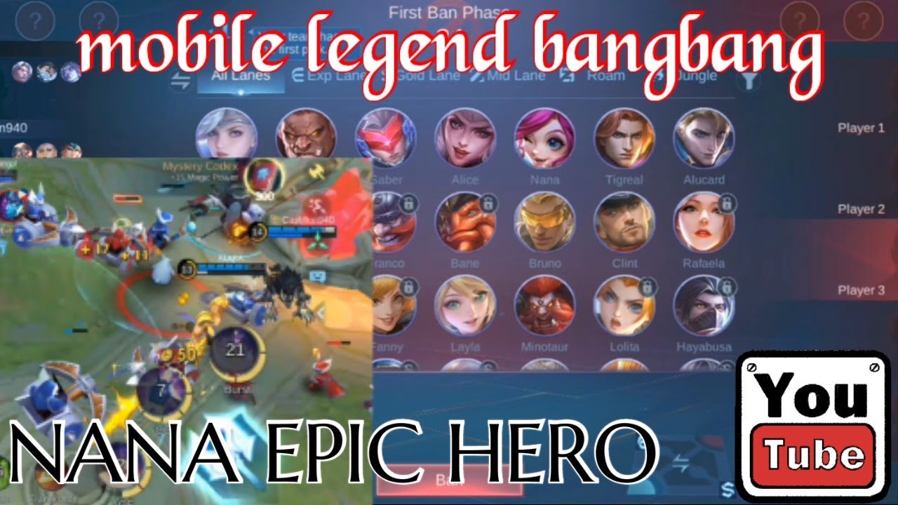 MLBB RANK GAME WITH NANA MY CUTE HERO