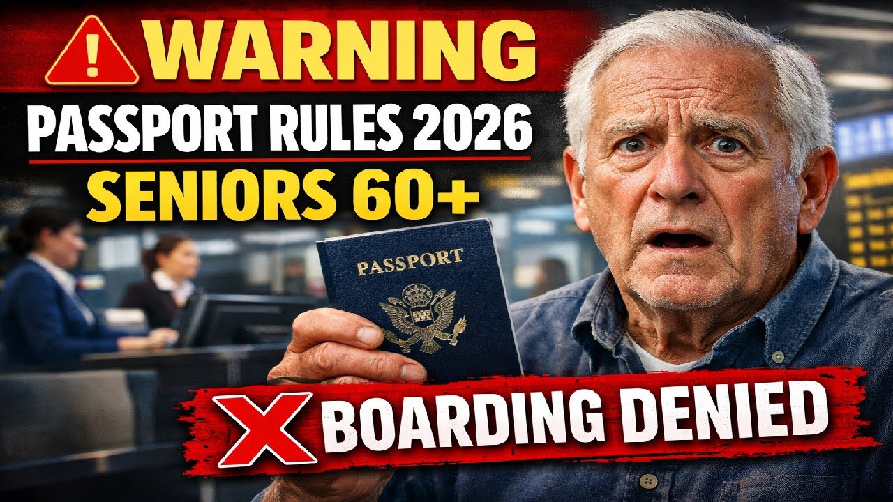 💥 WARNING | Passport Rules 2026 | Seniors 60+ | Boarding DENIED