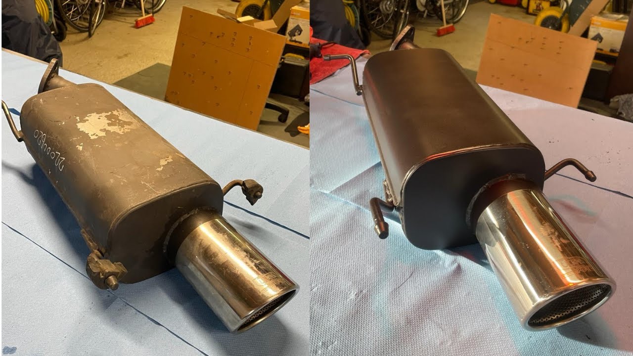 HOE RESTAUREER JE EEN ROESTIGE UITLAAT - Davey's werkplaats