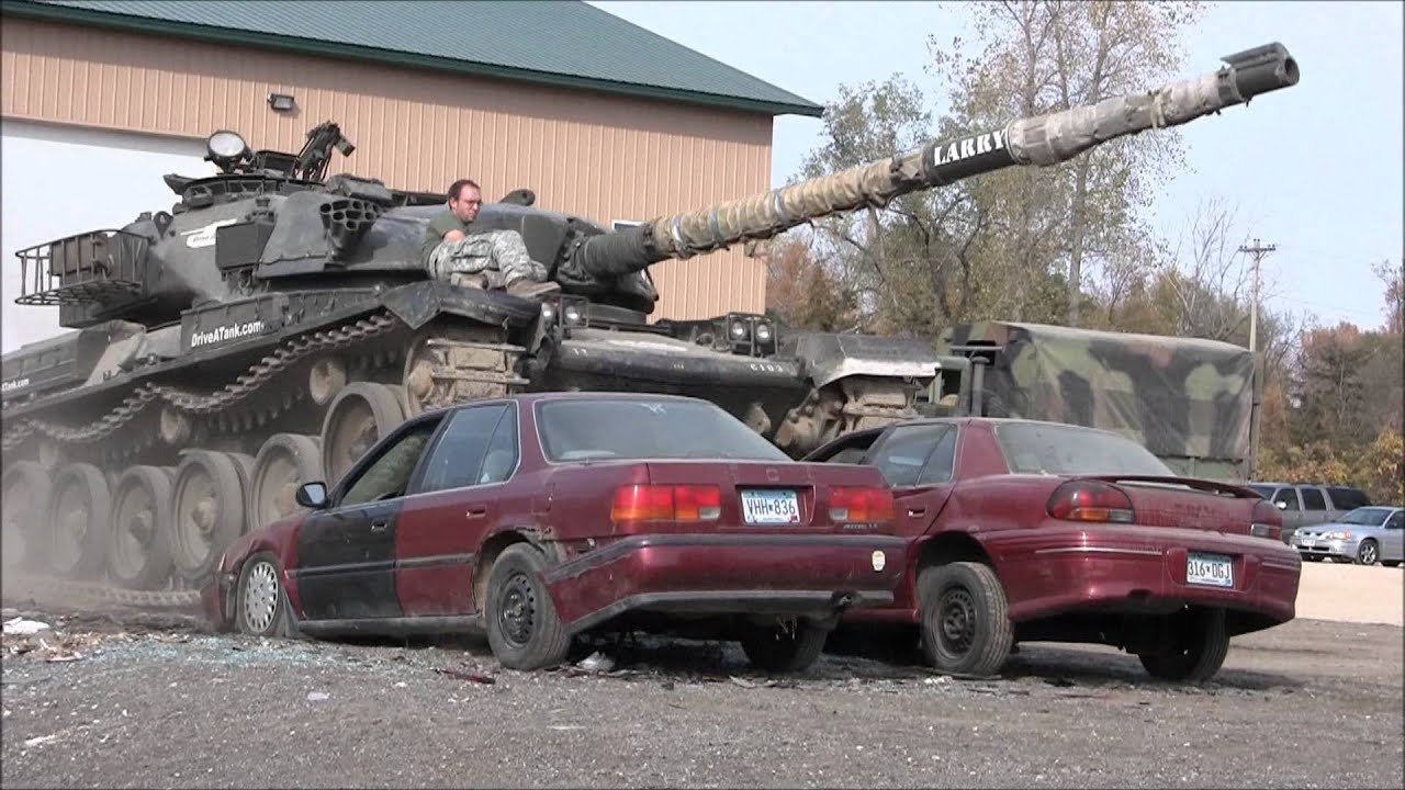 Drive a Tank - Car Crush