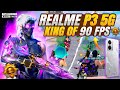 Realme p3 5g🔥 King of 90 fps | Realme p3 bgmi test with fps meter 🔥