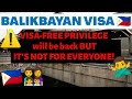 PHILIPPINE TRAVEL WARNING: WHO CANNOT AVAIL OF THE VISA-FREE PRIVILEGE? For FILIPINOS & BALIKBAYANS