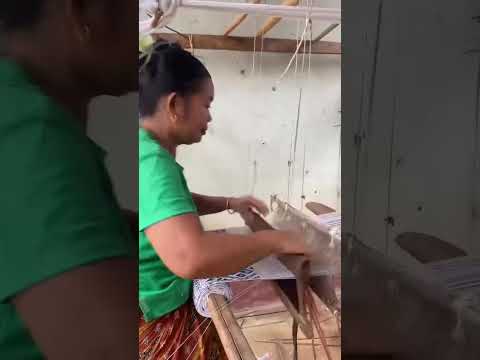 Dệt thổ cẩm, Bản Pa Xa Lào, Thanh Yên