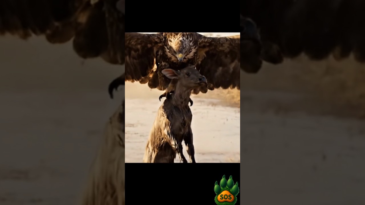Miraculous Rescue: The Calf Saved by an Eagle؛