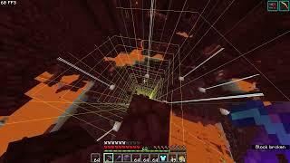 Minecraft 1.21.5. Nether perimeter. Chunk 203/245.