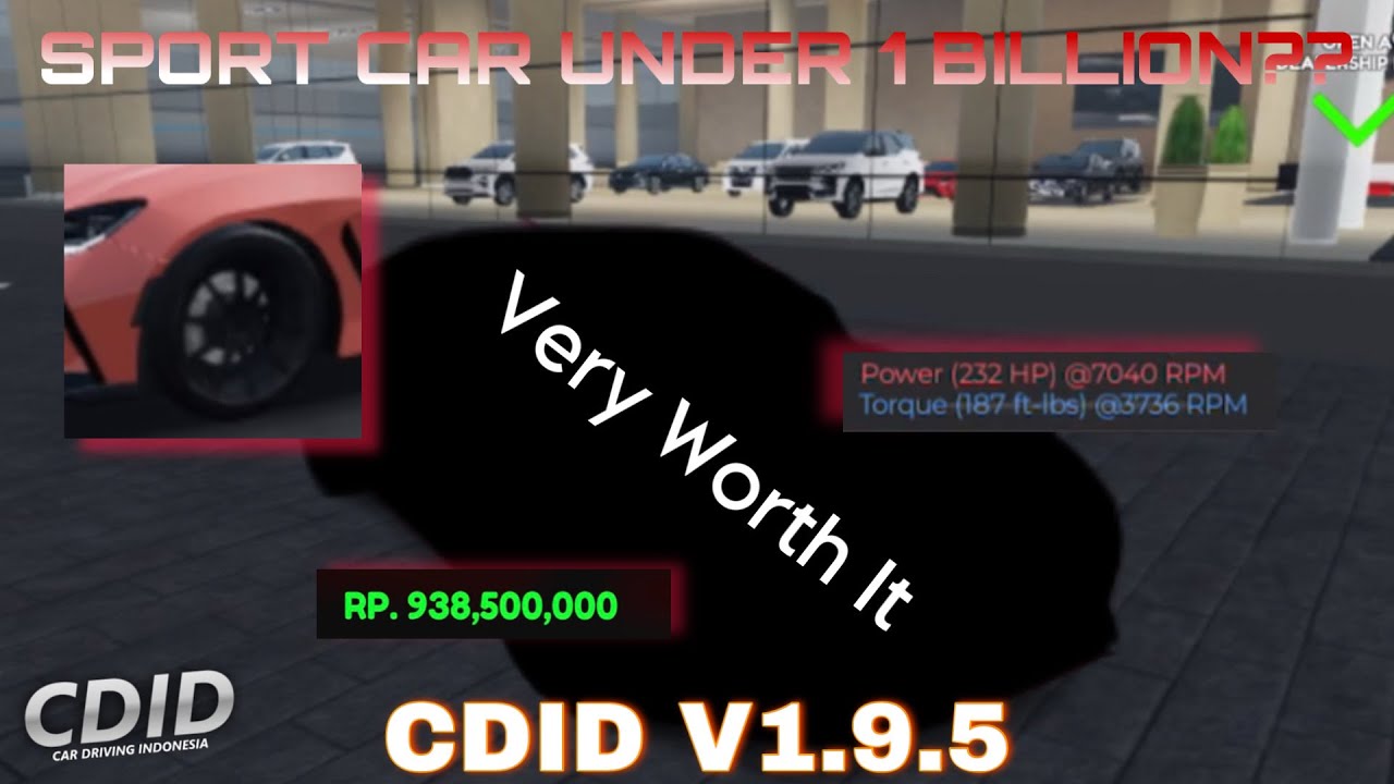 The Most Worth It Sport Car Under 1 Billion In Cdid | Car Driving Indonesia