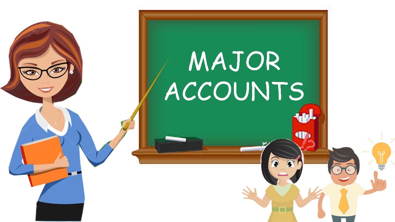 MAJOR ACCOUNTS ASSETS, LIABILITIES, OWNER'S EQUITY, REVENUE AND