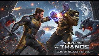 Wolverine vs Thanos – War of Blood and Steel | Epic Dark Showdown