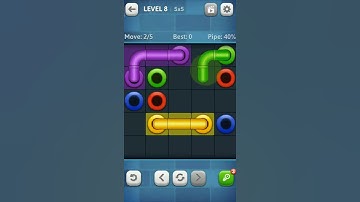 Pipe Art Game Play 5×5 Level 8 walkthrough Android and ios