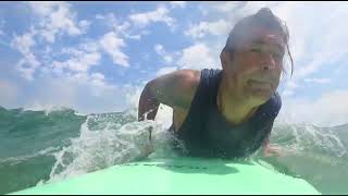 Surfing san roman Galicia Julio 2025