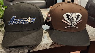 Hat Club Astros Script Blackdome & Magnolia Park A's Stomper Pink Mocha 2.0