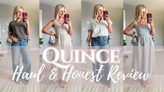 Quince Try-On Haul for Petite Women Over 40 | Honest Review