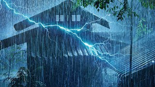 Deep Sleep Easily in 3 Minutes with Strong Rainstorm & Very Heavy Thunder Sounds on a Stormy Night by AMANDA 1,300 views 3 months ago 12 hours