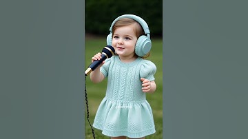 Pretty little baby.💙 #prettylittlebaby #babysinging #ai #viralsong #cutebaby