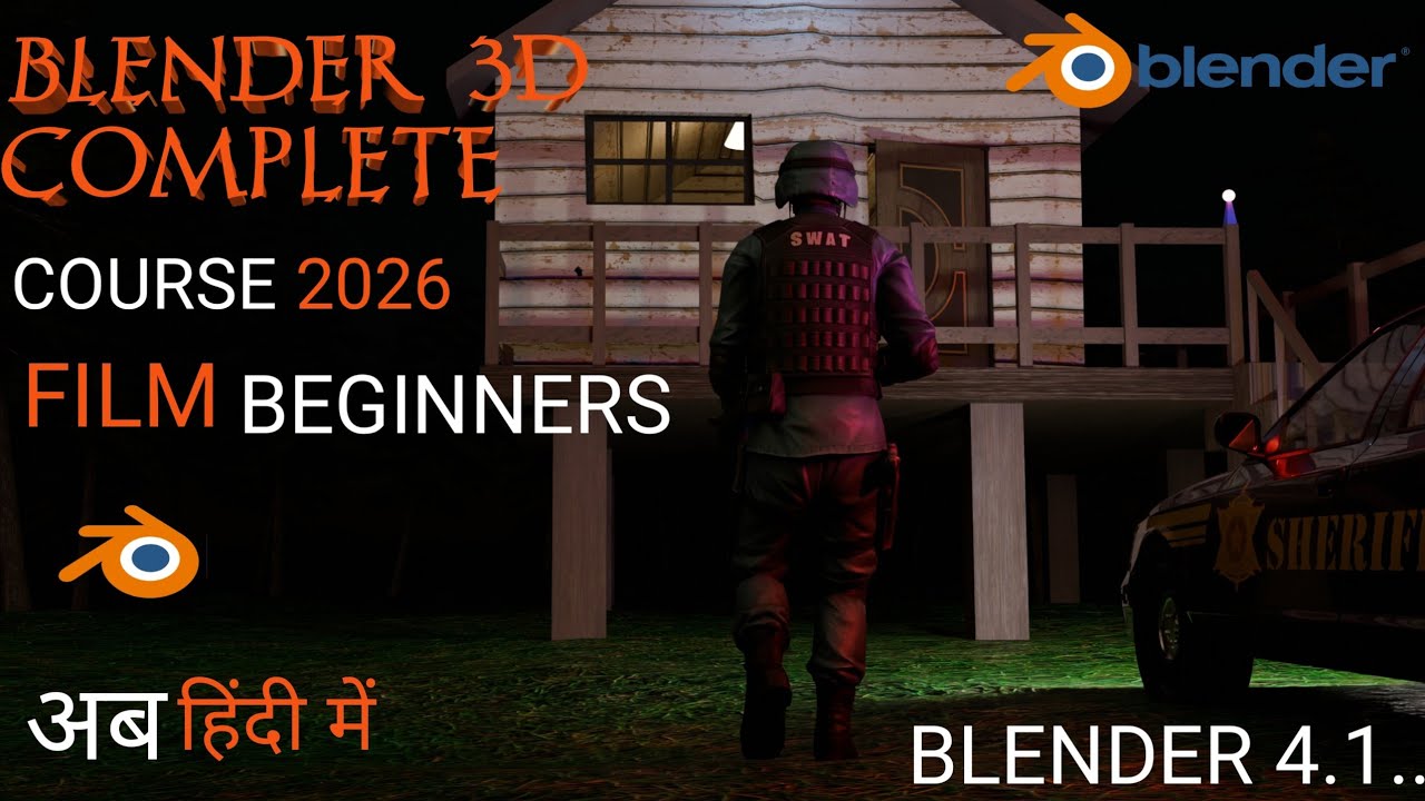 Blender 3D Complete Film Beginners Course in Hindi 