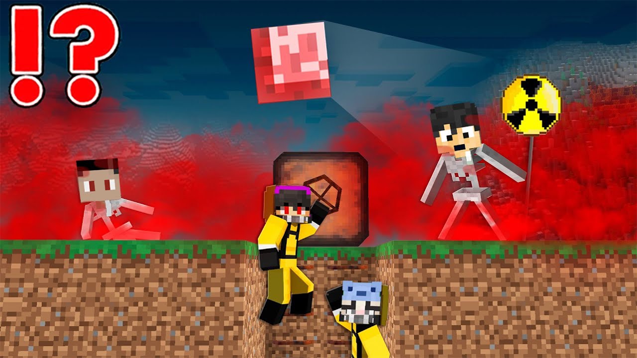 BLOOD POISON GAS vs Doomsday Bunker in Minecraft (Tagalog)