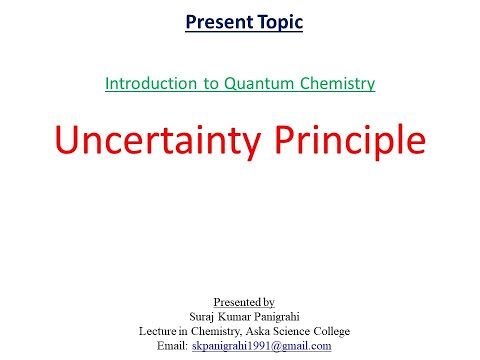 10: Heisenberg Uncertainty