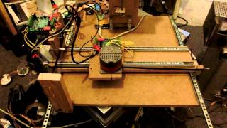 DIY 3 Axis Plotter - first test