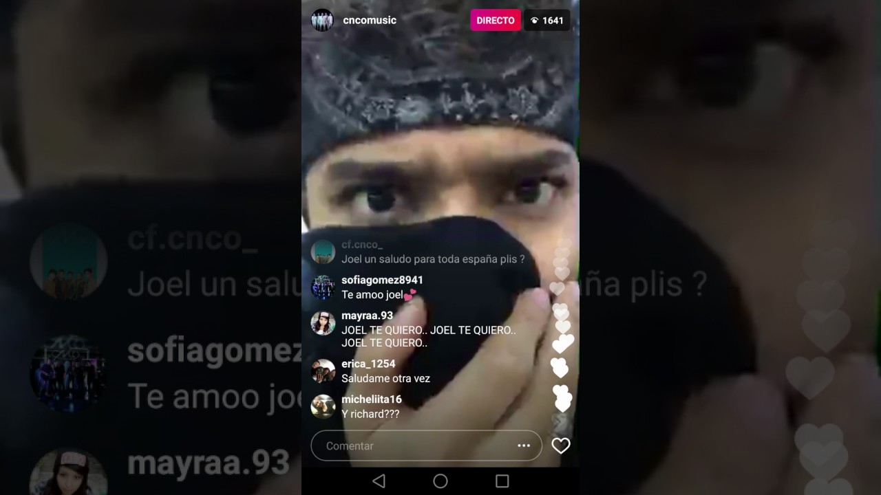 Instagram Live CNCO