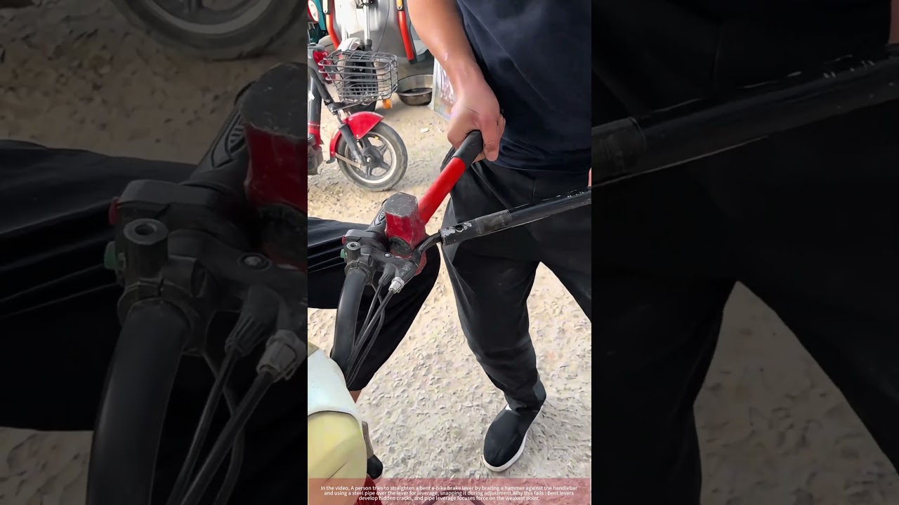 E-Bike Brake Lever Repair Fail ! Replace, Don't Force !