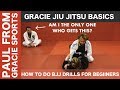 Gracie Jiu Jitsu Basics: How To Do BJJ Drills For Beginners 2017
