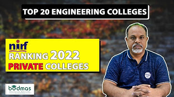 Top 20 Engineering Private Colleges | NIRF Ranking 2022 | #engineering #btech #iit