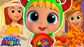 choose door baby john learns trick treat little angel nursery