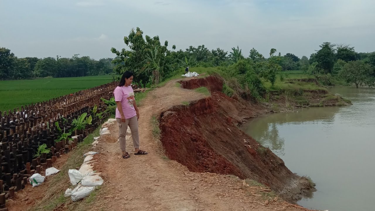 Tanggul central Sani Karanganyar viral
