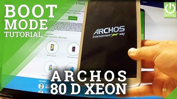 Boot Mode in ARCHOS 80d Xenon - ENTER / QUIT Boot Mode