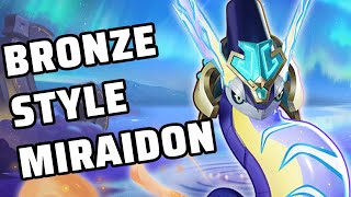 Bronze Style Miraidon (Gold Tier) Skin/Holowear Spotlight - Pokémon UNITE
