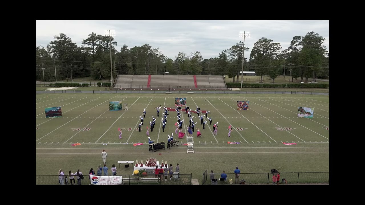 My final marching band competition show at Dixieland t r miller (w.S Neal highschool marching band)