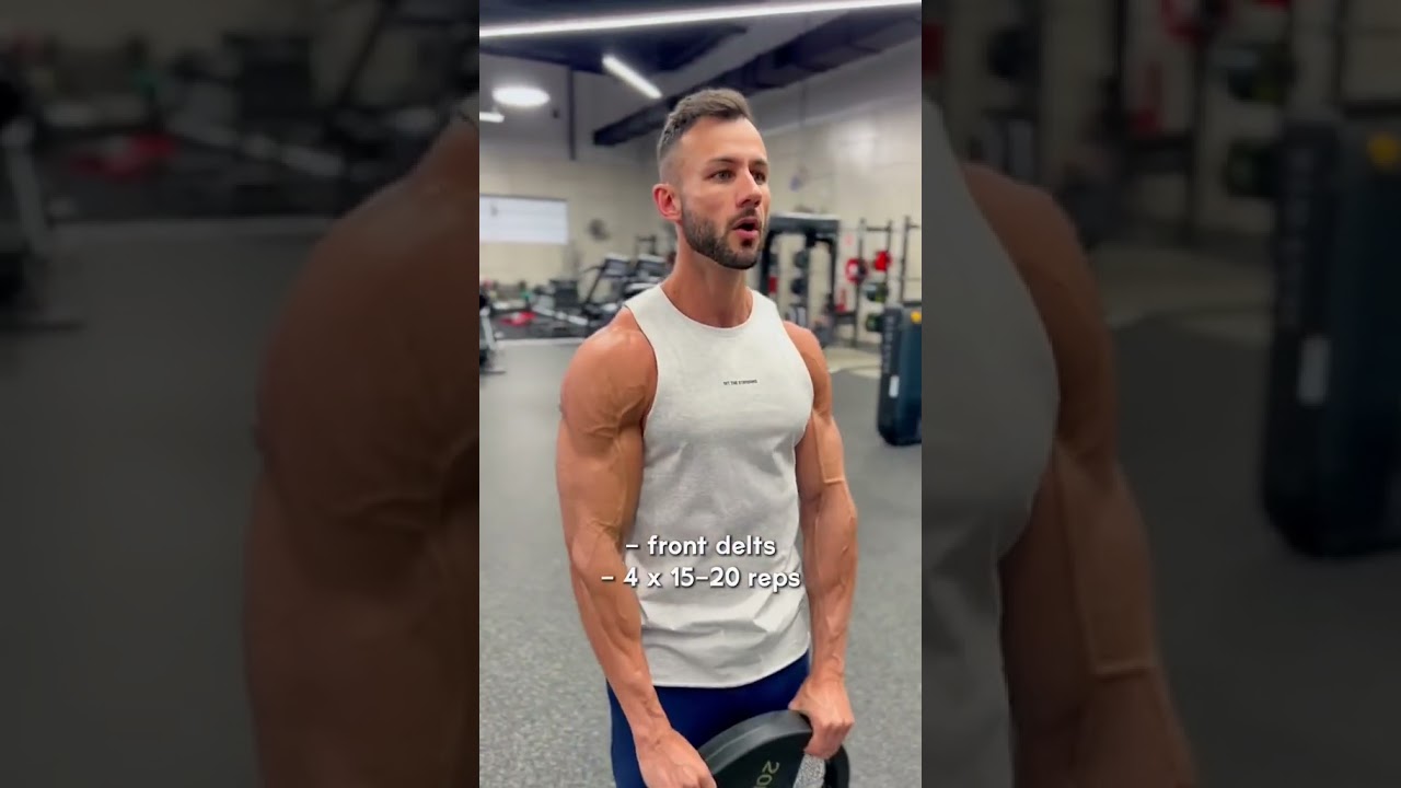 Blow up your deits with this high volume shoulder workout! 