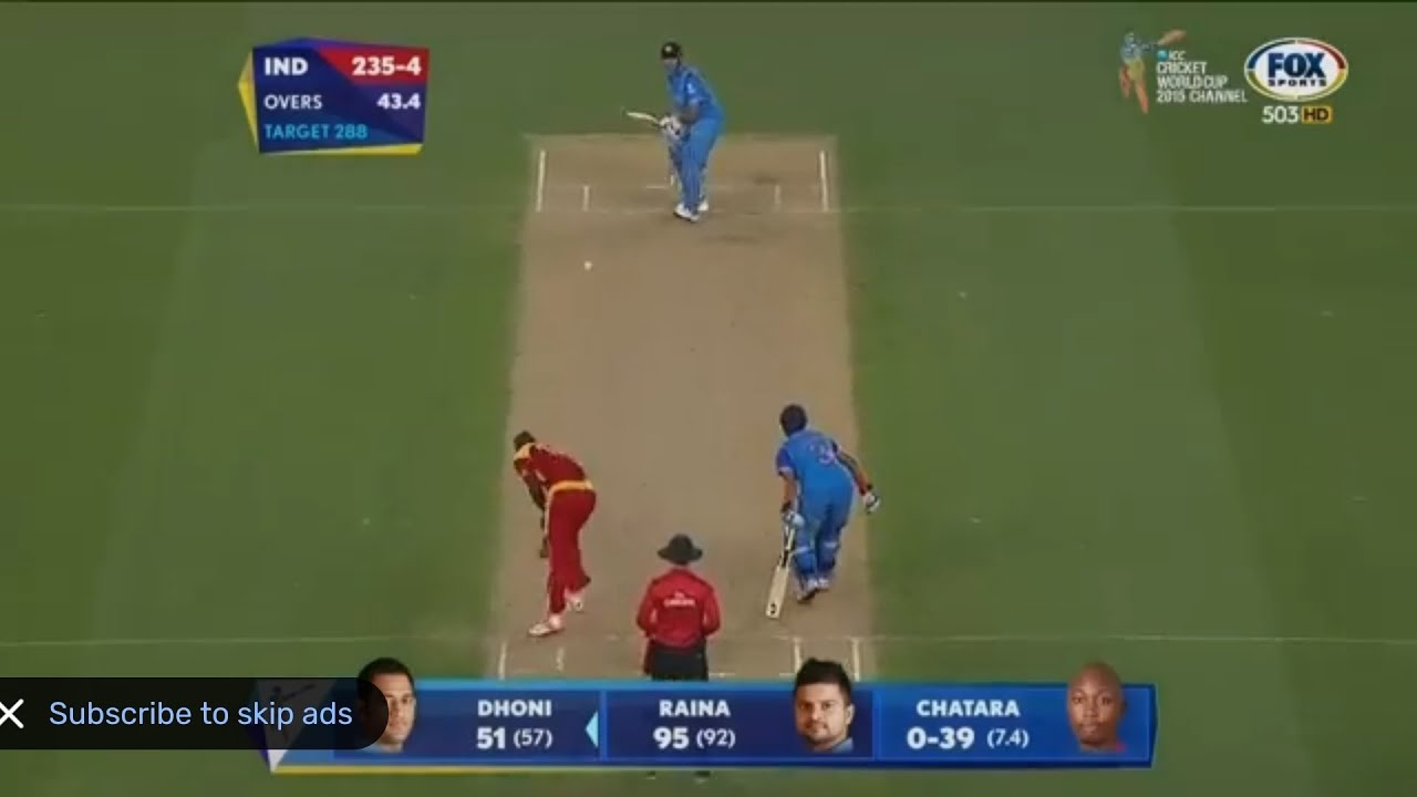India vs Zimbabwe 2015 icc cricket world cup highlights Thriller