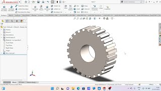 solidworks tutorial, how to make a simple gear