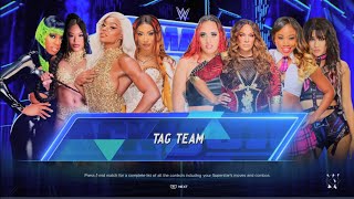 Wwe 2K24 Jade Cargill , Mercedes Mone , Naomi & Bianca V Ava Raine , Nia Jax , Dakota Kai & Cameron