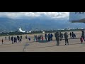 IL 76 Landing طائرة اليوشين القوات الجوية الجزائرية تهبط في مطار بوفاريك 