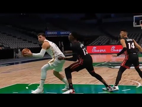 NBA | Luka Doncic Took Bam Adebayo to School | MIA vs DAL