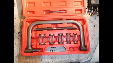 Cheap eBay valve spring compressor