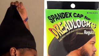 How to put on a dreadlock cap! (King.J 