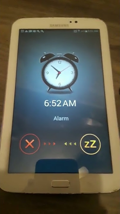 Samsung S3 Galaxy Tab 3 Over The Horizon Alarm