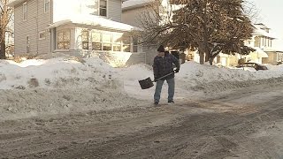 Shoveling tip to stop snow from blocking driveway