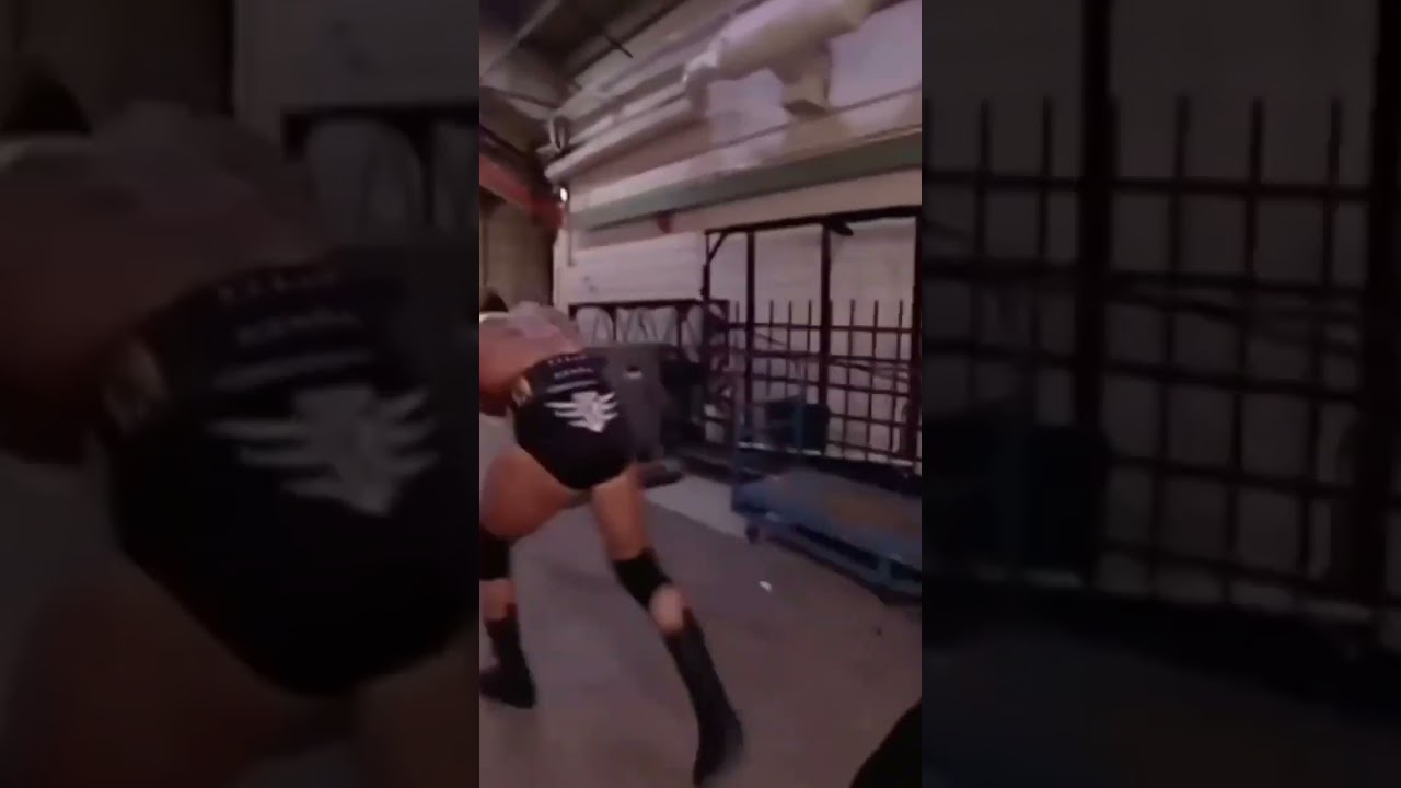 nunzio and Brock Lesnar backstage segment 2003 jeez look at that cucuy 💯💯💯💯