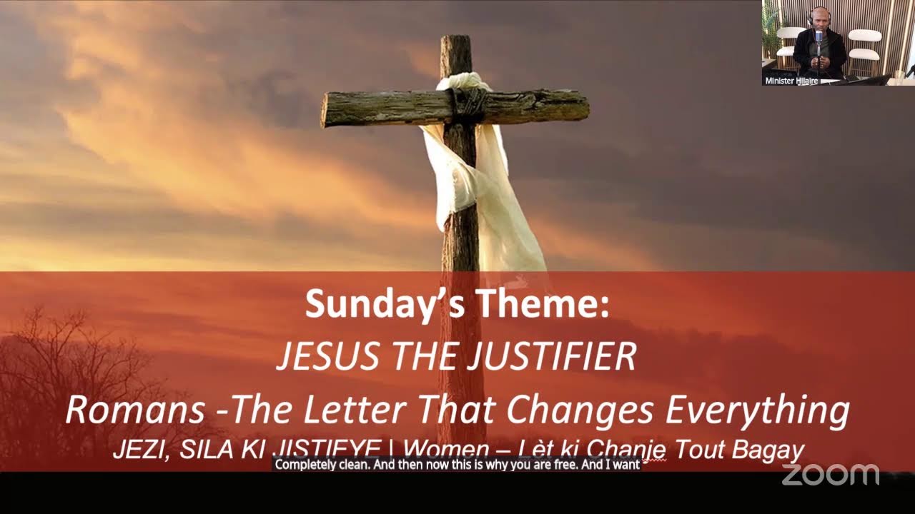 THE JUSTIFIER OF OUR FAITH