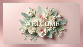Welcome Screensaver - Wallpaper- Tv Art - Frame Art - 4K