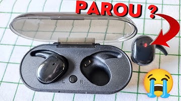 Fone tws y30 so funciona um lado veja como sincronizar fone y30 e como resetar e usar fone bluetooth