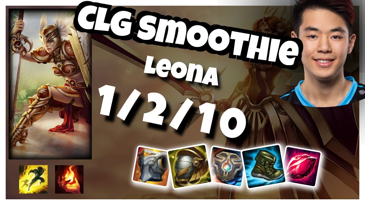 CLG Smoothie Leona SUPPORT (1/2/10) vs Morgana Gameplay Replay - Patch 10.22