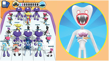 Merge Master Monster Playtime: Funny Gameplay All Levels (iOS,Android) Part 3 - Slender Wuggy