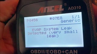 How to Fix P0456 Check Engine Code on a 2013 Ford Edge