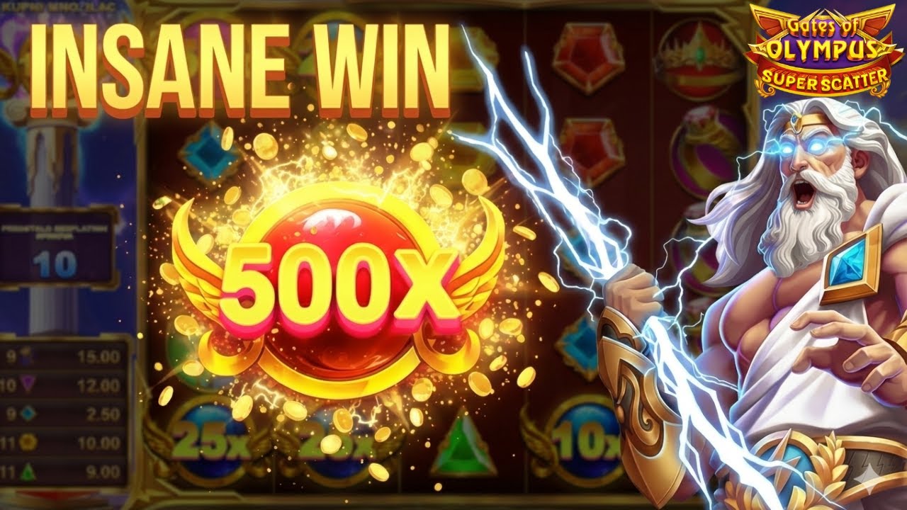 Gates of Olympus Super Scatter⚡ Free Spins Highlight | 982x Multiplier