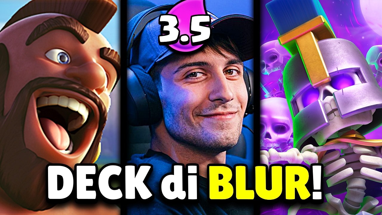 AURA... PROVO il DECK di BLUR con SKARMY EVO! 💀 Clash Royale ITA